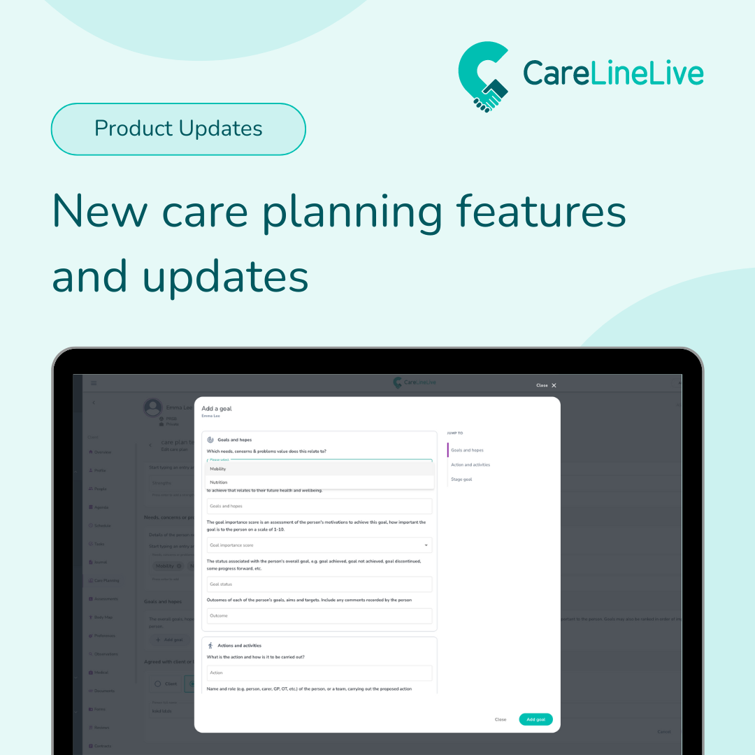 care planning features