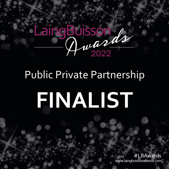 Laingbuisson awards 2022 finalist 1 social care premier supplier finalist logo