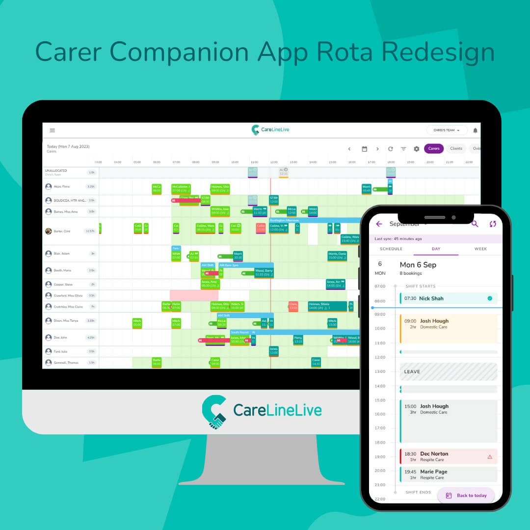 Carer rota redesign