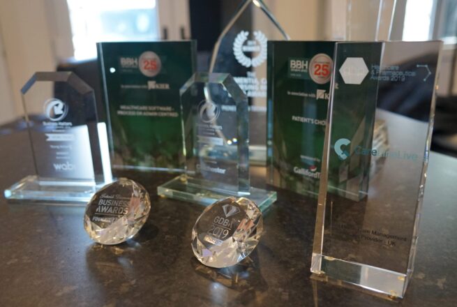 Carelinelive awards award winning domiciliary care software