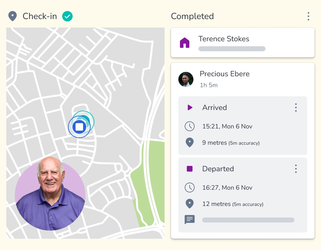 Visit verification Safeguarding