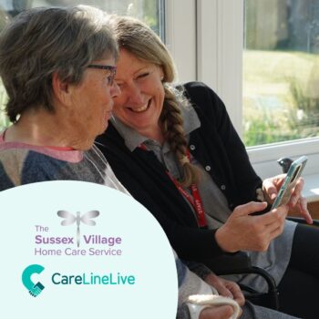 Sussex Village CareLineLive in action