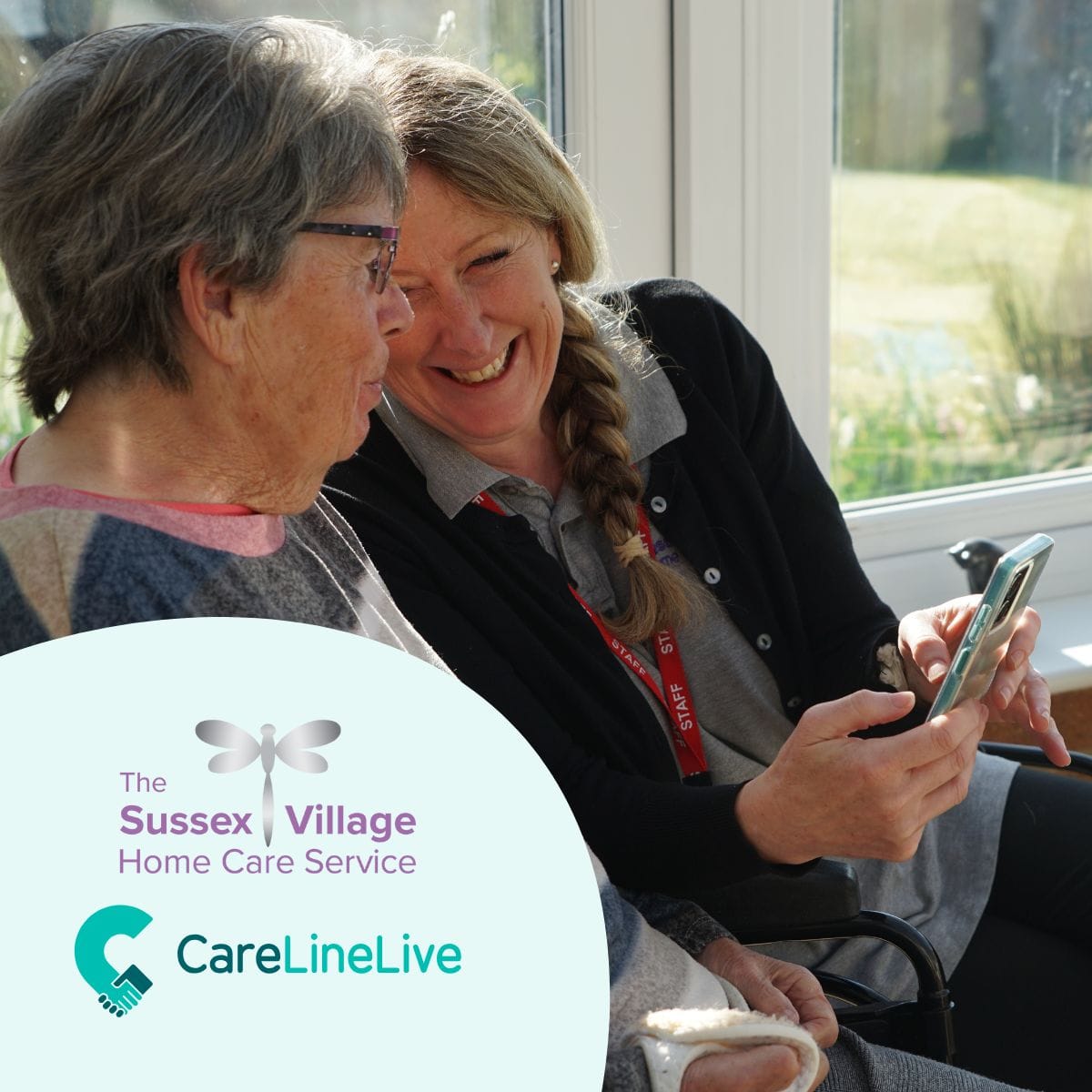 Sussex Village CareLineLive in action