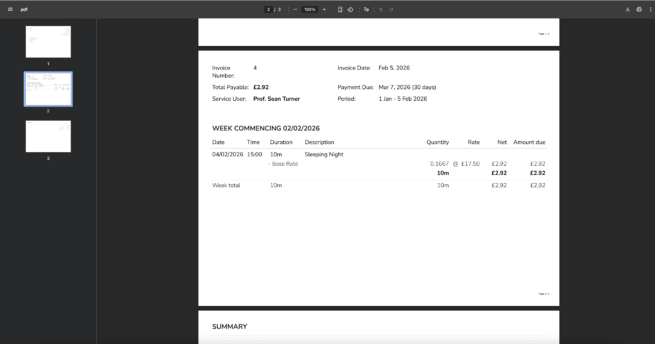 PDF font sizes scaled for exports