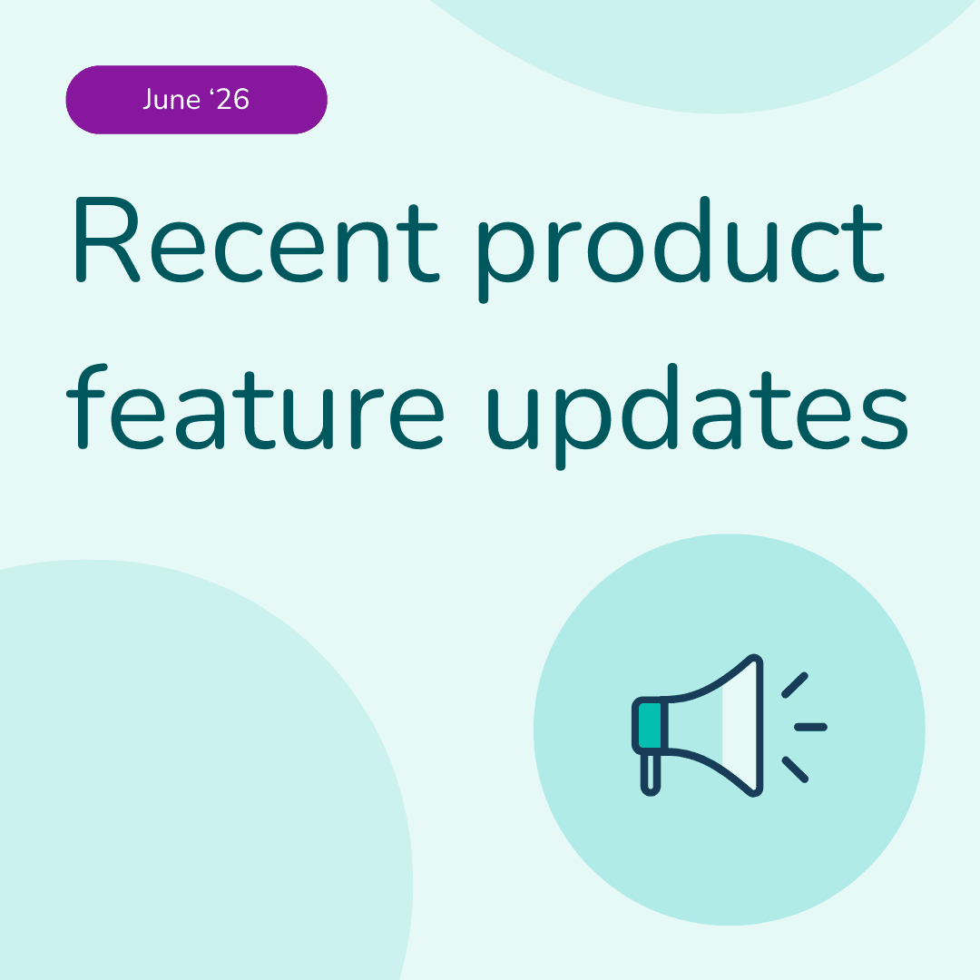 Recent product updates 1